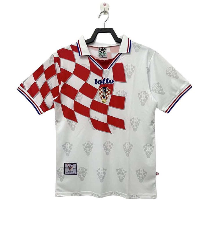 1998 Croatia Home World Cup Home Lotto Jersey