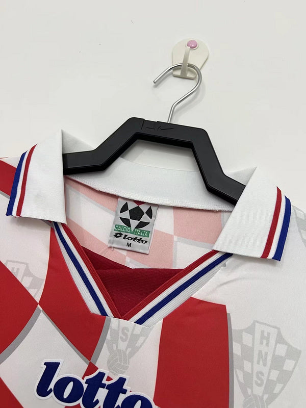 1998 Croatia Home World Cup Home Lotto Jersey