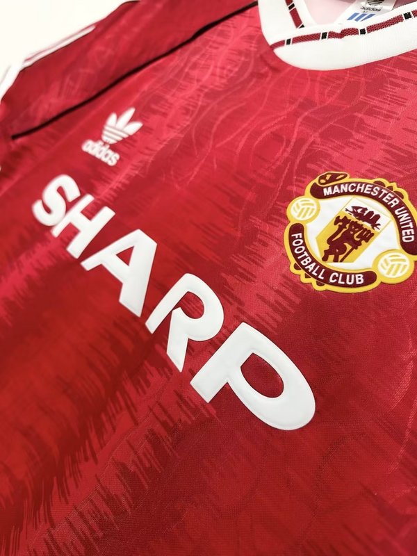 1990-92 Manchester United Home Umbro Jersey