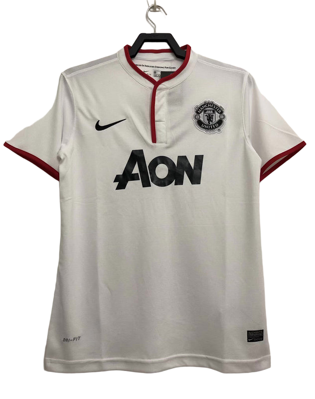 2013-14 Manchester United White Nike Jersey