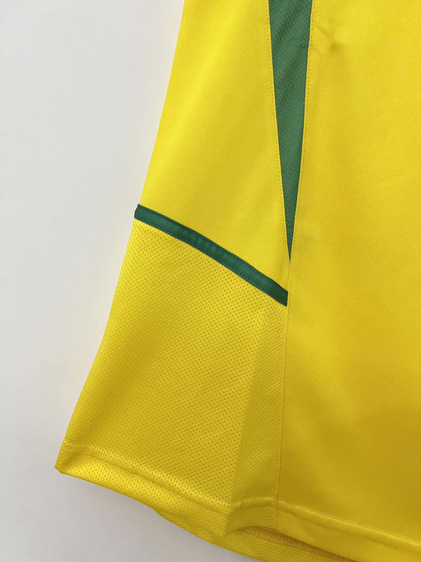 2002 Brazil's Home Nike Jersey
