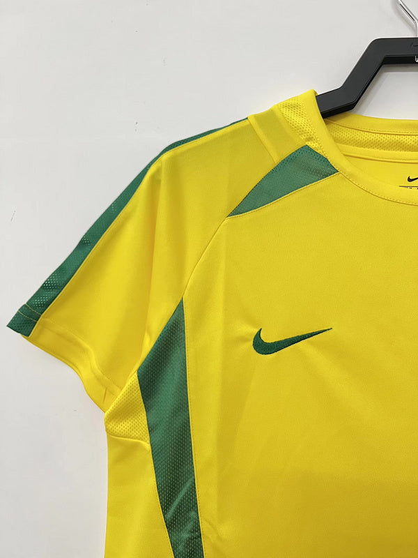 2002 Brazil's Home Nike Jersey
