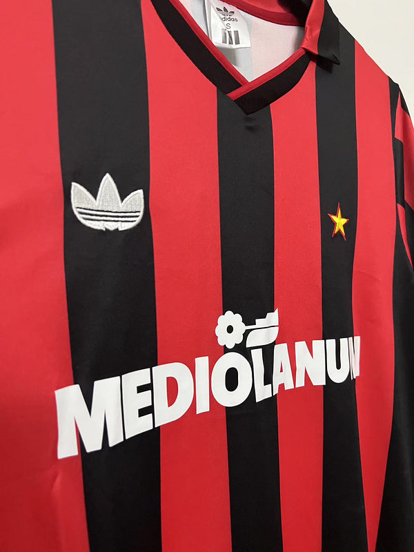 1990-91 AC Milan Home Adidas Jersey