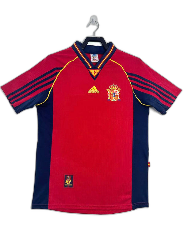 1998 Spain Home Adidas Jersey