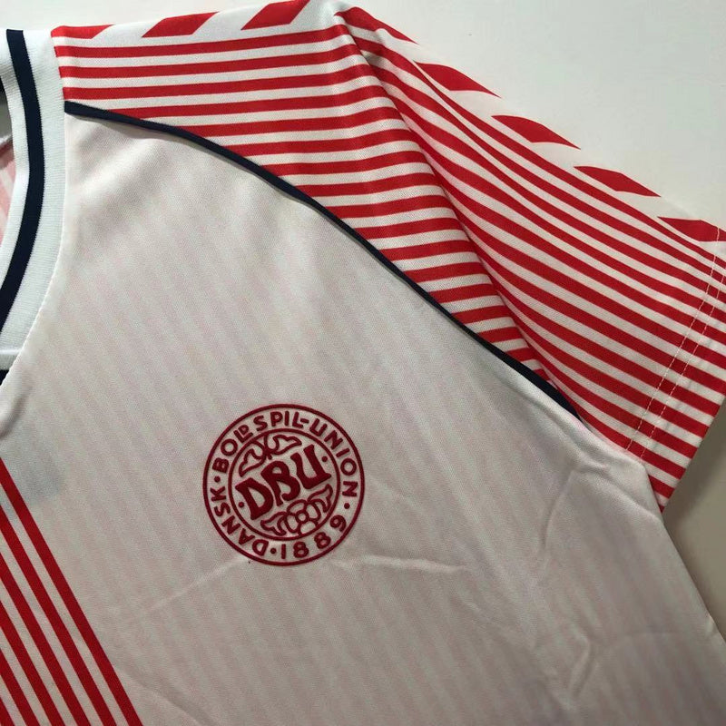 1986 Denmark Away Hummel Jersey