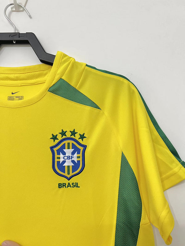 2002 Brazil's Home Nike Jersey