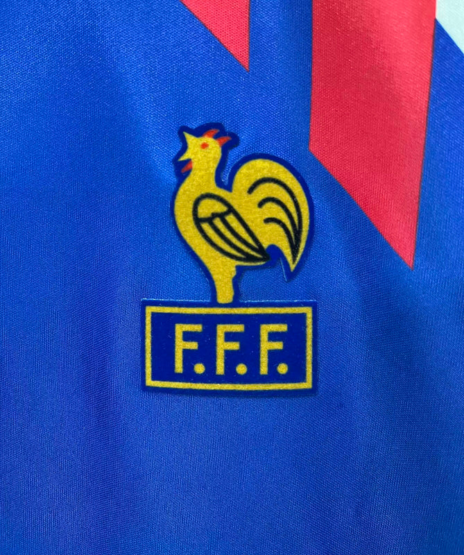 1990 France Home World Cup Home Adidas Jersey