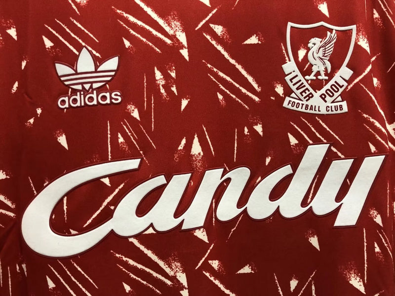 1989-91 Liverpool's Home Adidas Jersey