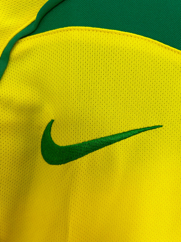 2004 Brazil Home Nike Jersey