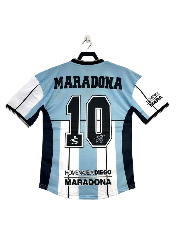 2001 Maradona Memorial Fila Custom Jersey