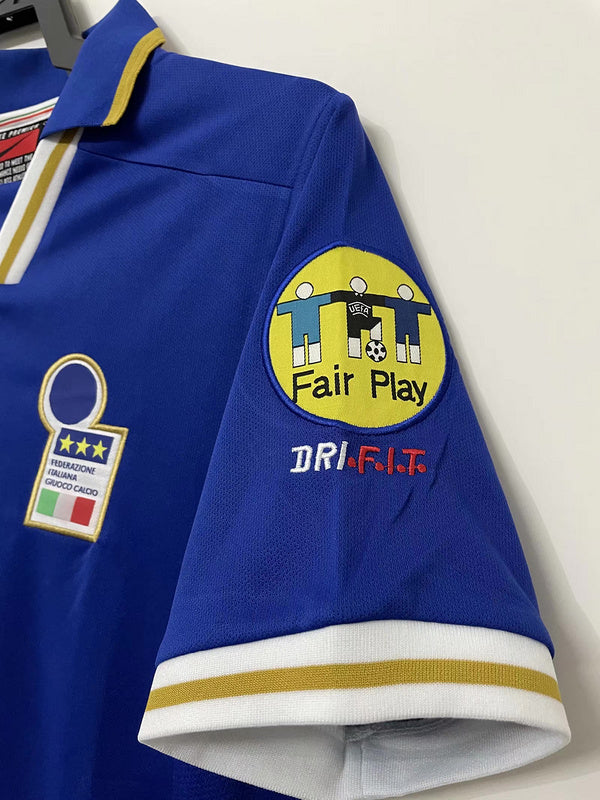 1996 Italy Home Diadora Jersey