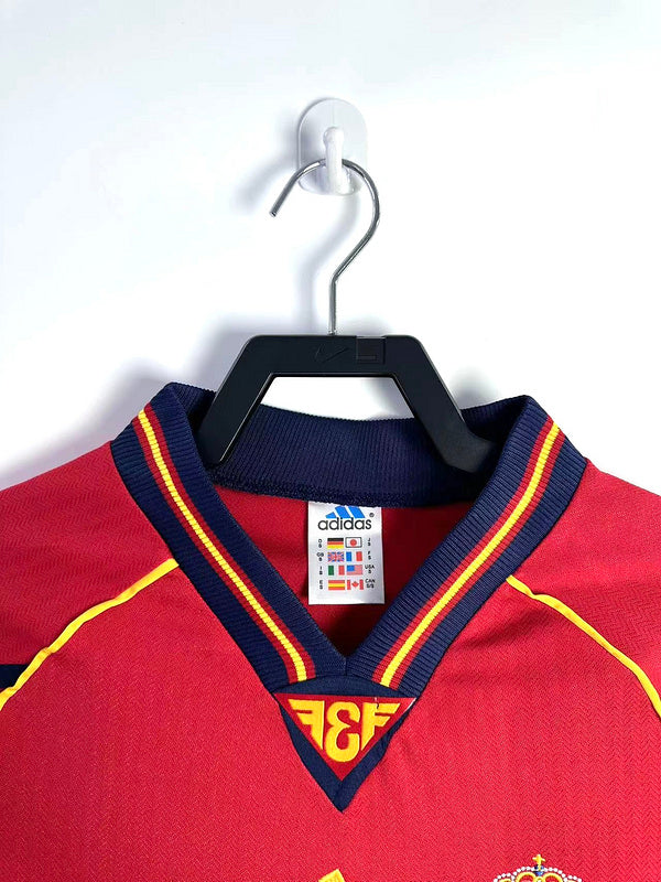 1998 Spain Home Adidas Jersey