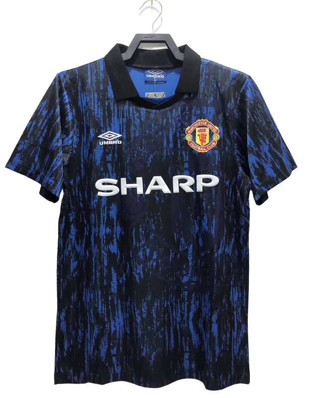 1993 Manchester United Black Umbro Jersey