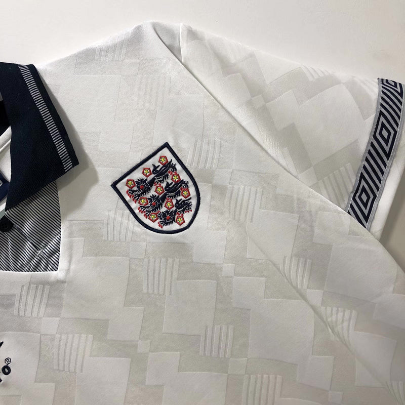 1990 England Home Umbro Jersey
