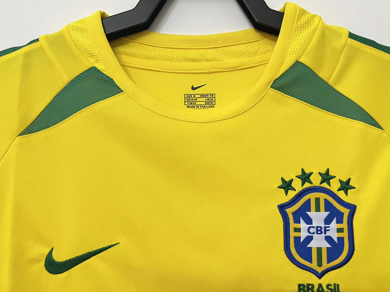 2002 Brazil's Home Nike Jersey