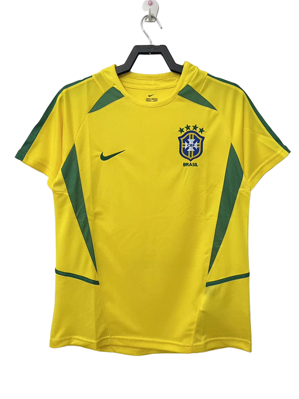 2002 Brazil's Home Nike Jersey