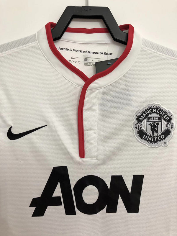 2013-14 Manchester United White Nike Jersey