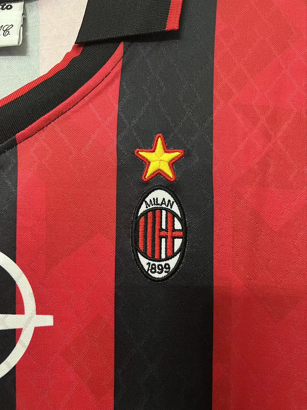 1995-96 AC Milan Home Adidas Jersey