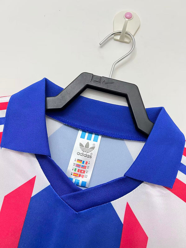 1990 France Home World Cup Home Adidas Jersey