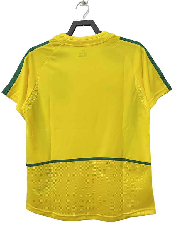 2002 Brazil's Home Nike Jersey