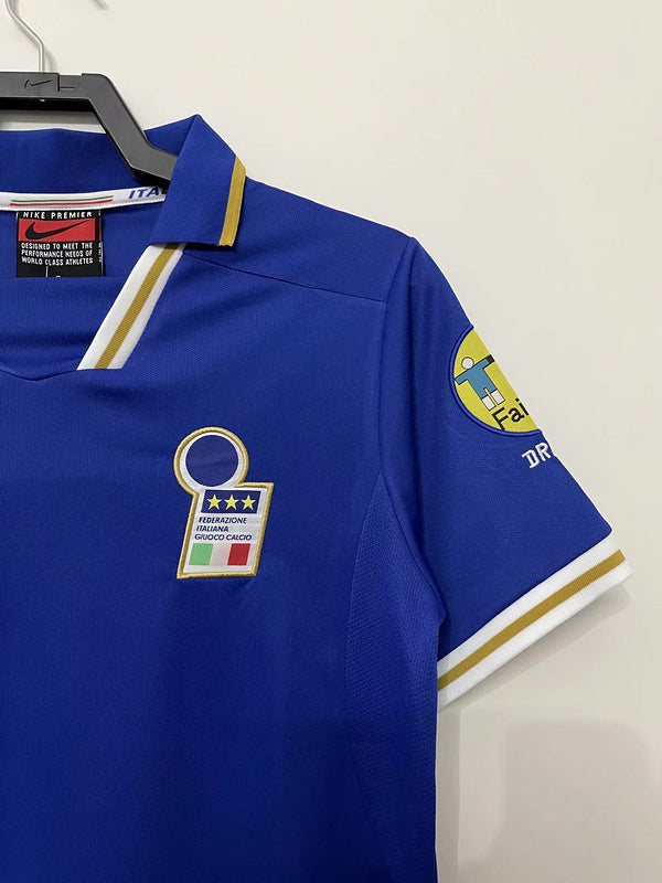 1996 Italy Home Diadora Jersey