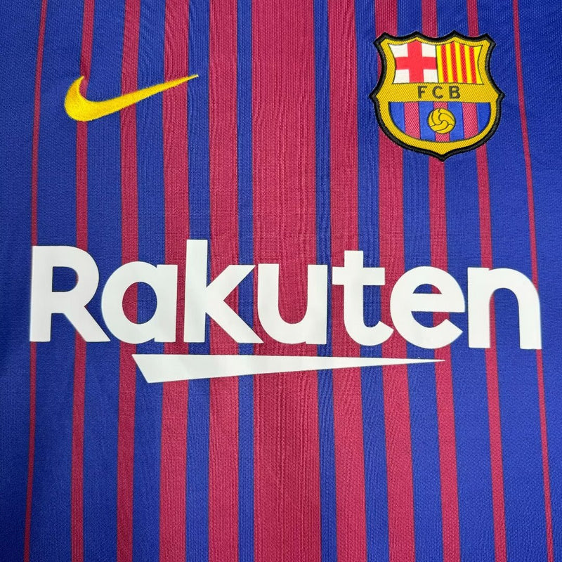2017-18 Barcelona Home Home Jersey