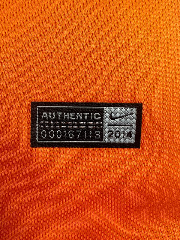 2014 Netherlands Home Home Jersey