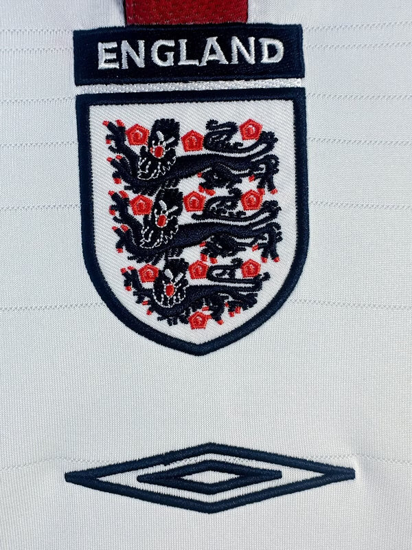 2004 England Home Umbro Jersey