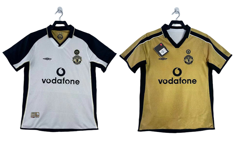 2001-02 Manchester United Double-sided Centennial Edition Reebok Jersey
