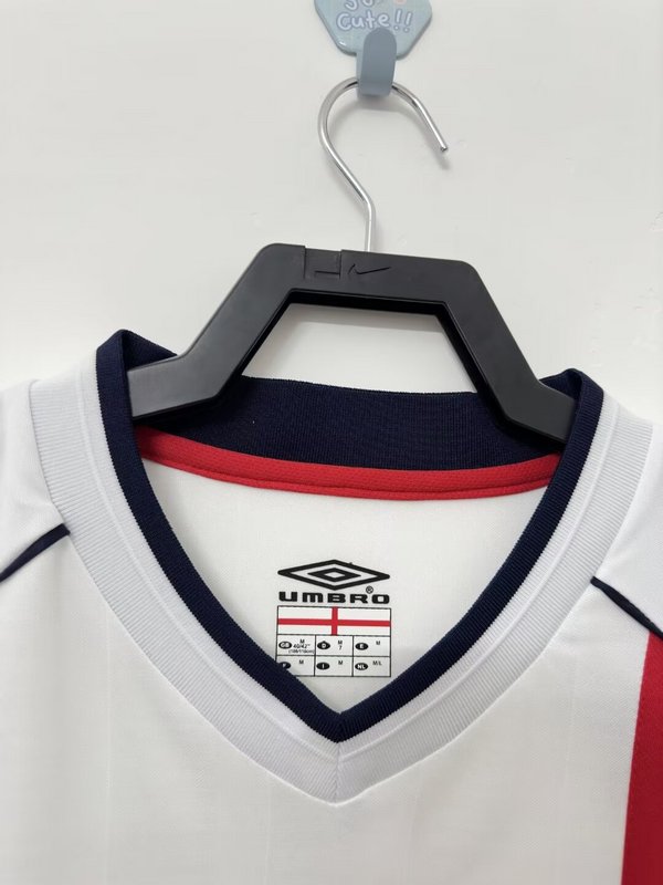 2002 England Home Umbro Jersey