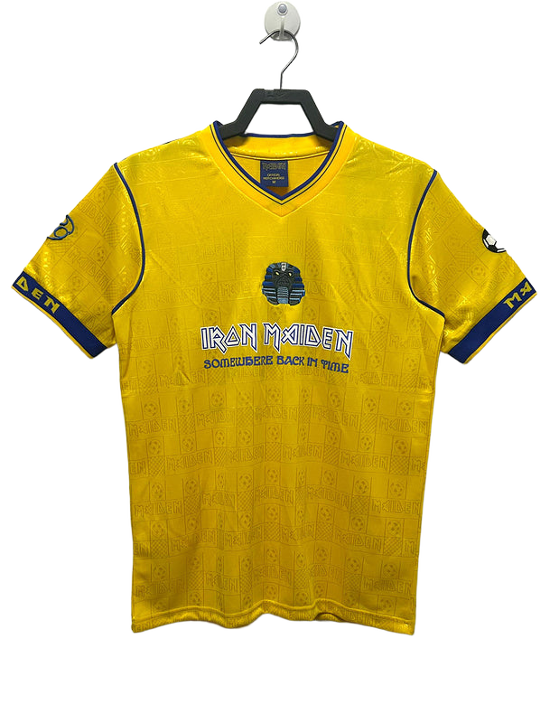 2008 Iron Maiden Yellow Special Custom Retro Jersey