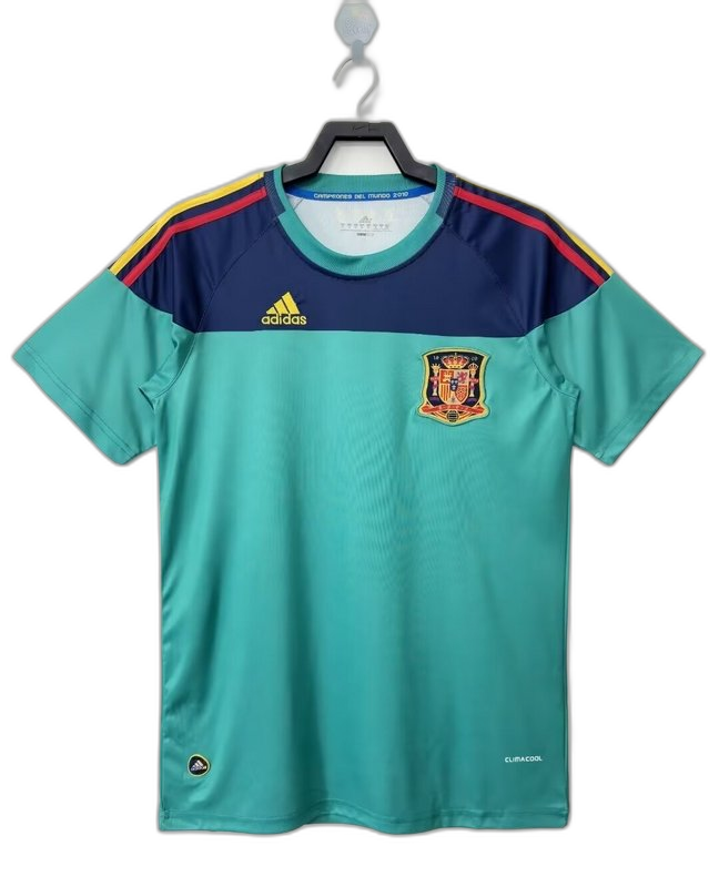 2010 Spanish Goalkeeper Green Golman Jersey
