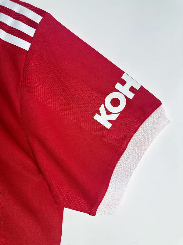 2021-22 Manchester United Home Player Edition Home adidas Jersey