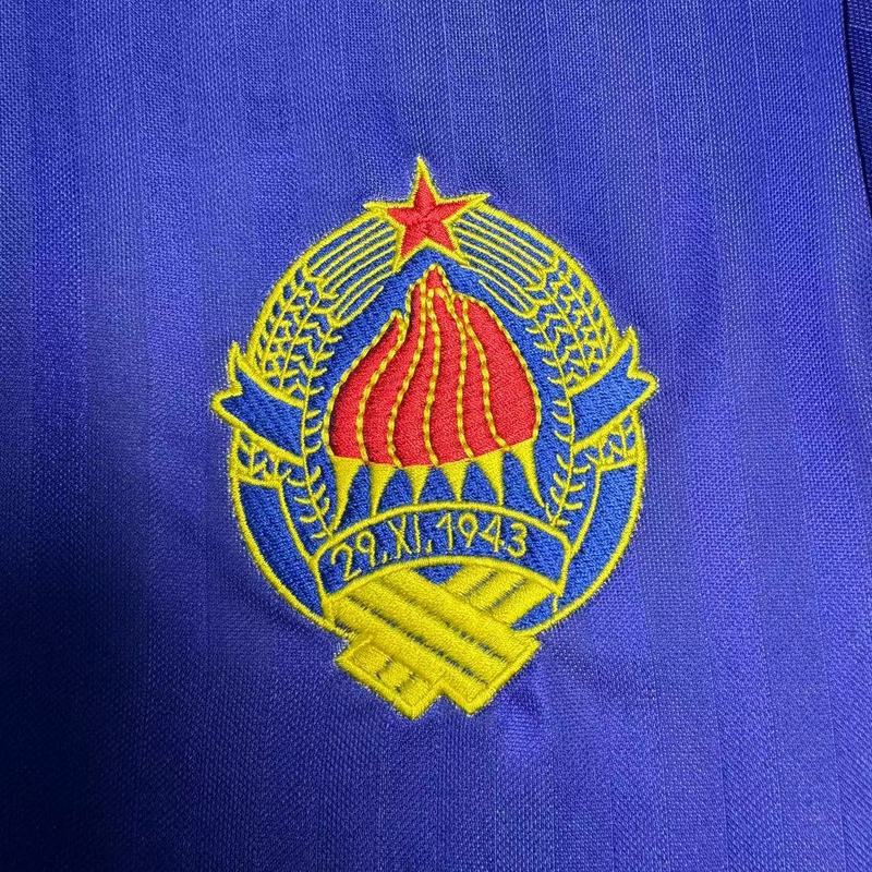 1990 Yugoslavia's Home Adidas Jersey