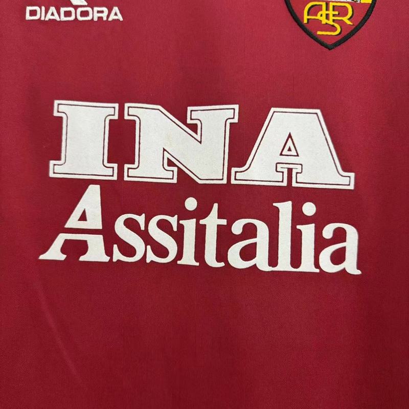1998-99 AS Roma Home Diadora Jersey